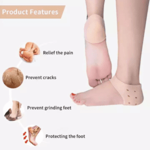 Soft Silicone Heel Anti Crack