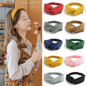 Women Cross Solid color Hair Bands