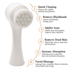 2 In 1 Face Cleansing Brush