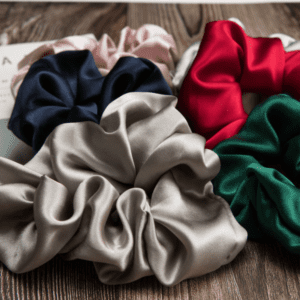 2 pcs Women Silk Scrunchie Elastic