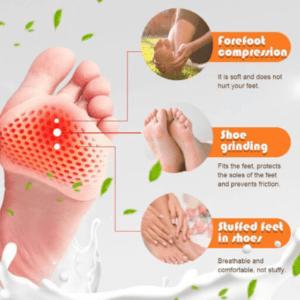 1 Pair Silicone Honeycomb Foot Pads