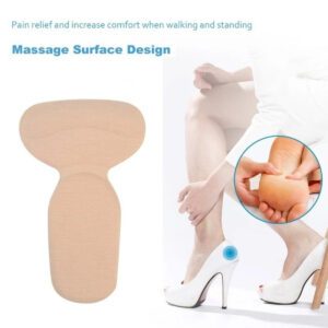 2pcs T-Shape Shoe Heel Insoles