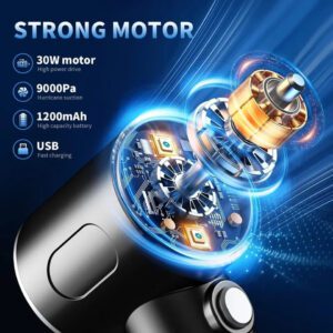 3 in 1 Car Mini Vacuum Cleaner