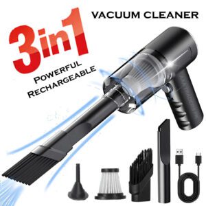 3 in 1 Car Mini Vacuum Cleaner