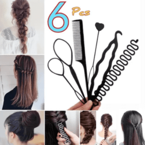 6Pcs Braids Tools with Zig Zag