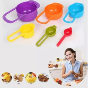 6 Pcs Measuring Spoons/Cups