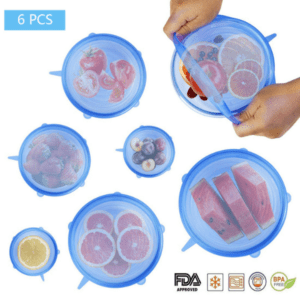 6Pcs  Reusable Silicone Stretch Seal