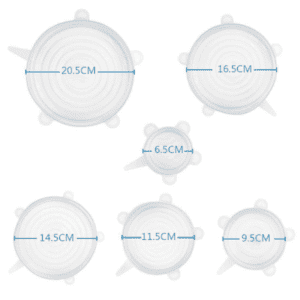 6Pcs  Reusable Silicone Stretch Seal