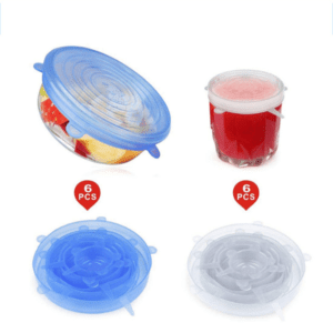 6Pcs  Reusable Silicone Stretch Seal