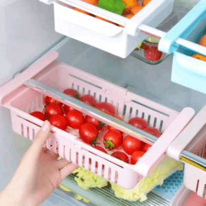 Adjustable Fridge Storage Basket