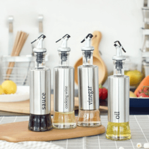 Cooking Oil Vinegar Bottle with Dropper