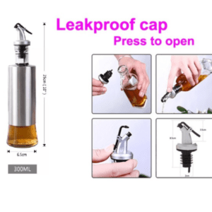 Cooking Oil Vinegar Bottle with Dropper