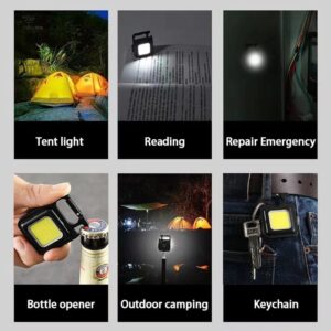 COB Keychain Flashlight