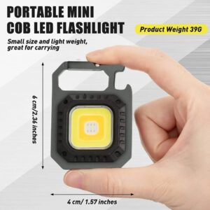 COB Keychain Flashlight