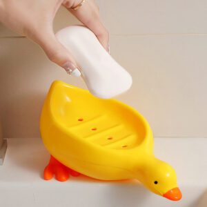 Duck shaped Quick Drain Soap Holder
