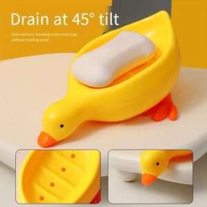 Duck shaped Quick Drain Soap Holder