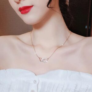 Double Heart Necklace
