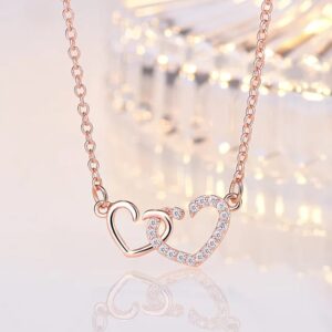 Double Heart Necklace