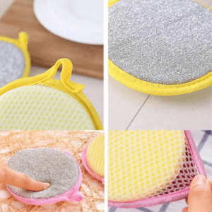 Double Side Dishwashing Sponge
