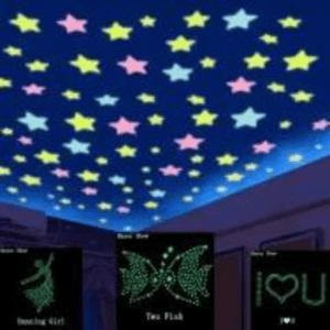 Fluorescent Night Glowing Stars