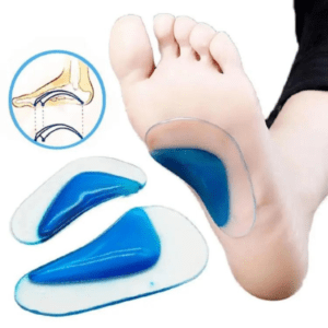 Foot Plantar Fasciitis Silicone Insoles