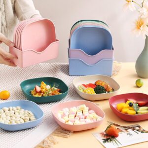 10Pcs Food Grade Plate Plastic Multi-function