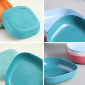 10Pcs Food Grade Plate Plastic Multi-function