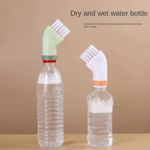 IPCs Multi-use Cleaning Brush Can Be Connected to Mineral Water Bottle, Creative Multi-Purpose