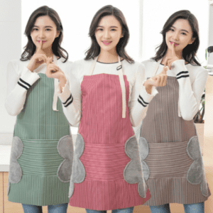 Hand-wiping Waterproof Kitchen Apron