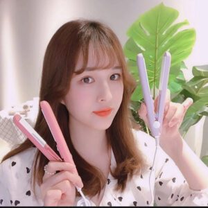 Mini Hair Straightener, Travel Size Straightening Iron Small Lightweight