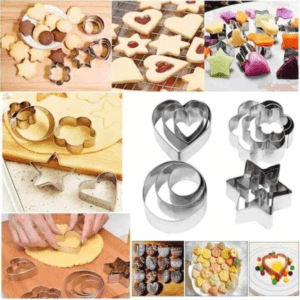 Pack Of 12 Stainless Steel Cookie Cutter