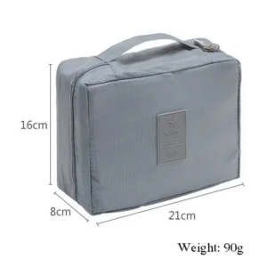 Travel Makeup Bag: Waterproof & Stylish - Ideal for Pakistan!